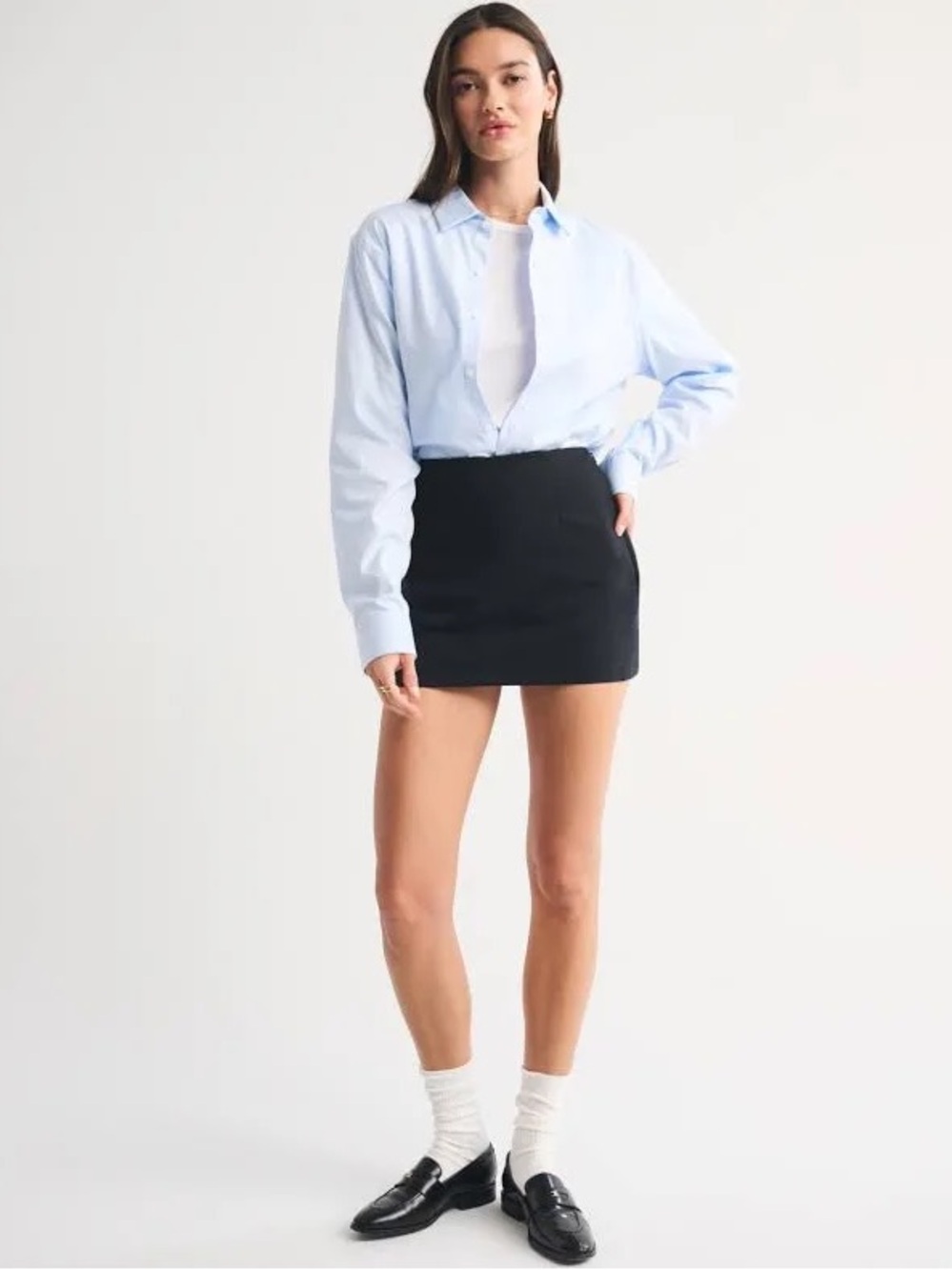 Abercrombie & Fitch Black Women's Mini Skirt